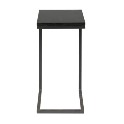 Bout de canapé noir