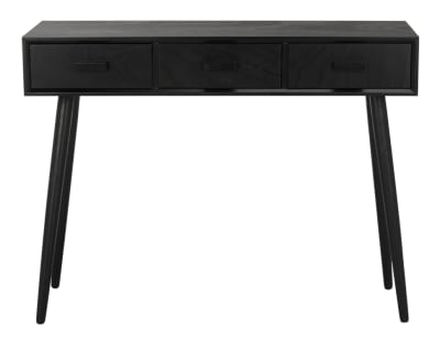 Consoles en pin/mdf, noir