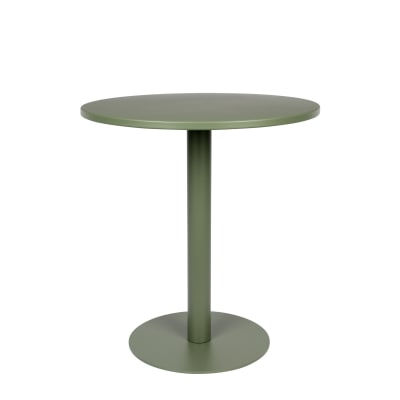 Table bistro en métal vert