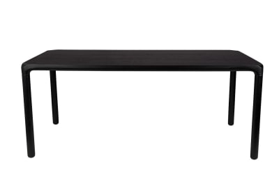 Table repas en bois frêne noir 180 cm