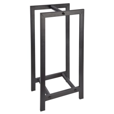 Range bûches pour intérieur en acier carbone noir