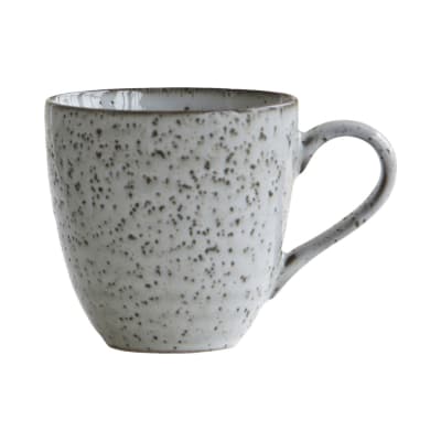 Mug en céramique bleu-gris