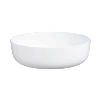 Plat en verre blanc ultra résistant D22cm