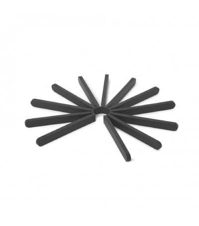 Set de 2 Dessous de Plat en Silicone Noir Fanfare