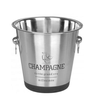 Seau à Champagne en inox argenté