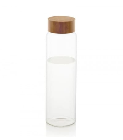 Bouteille d'eau en verre réutilisable 1L