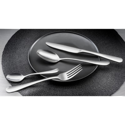 Ménagère 24 couverts en inox et finition vieillie