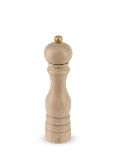 Moulin à poivre manuel en bois naturel H22cm