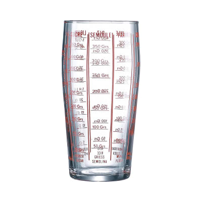 Verre doseur rouge 58cl