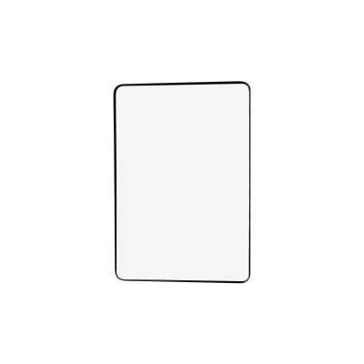 Miroir rectangulaire en laiton noir 58 x 40 cm