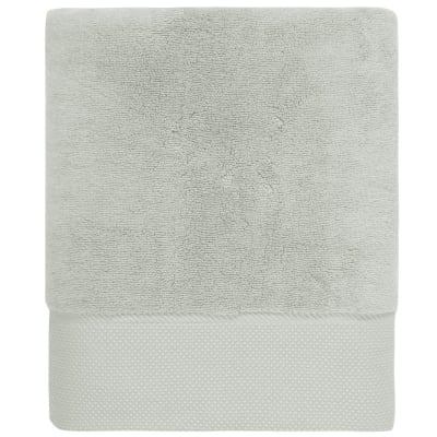 Serviette de toilette 560 g/m² gris perle 50x100 cm