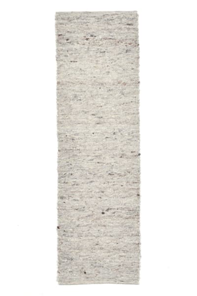 Tapis tissé à la main en laine naturelle Sable 70x240