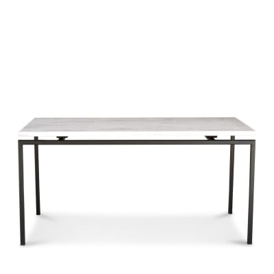 Table basse en marbre blanc