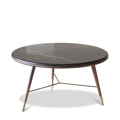 Table basse en marbre noir