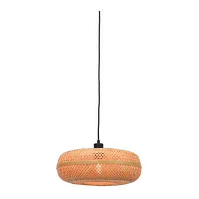 Suspension en bambou naturel H17cm