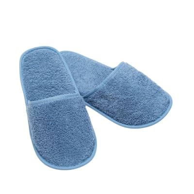 Chausson de bain en eponge bleu ciel taille 40