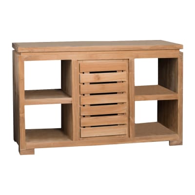 Meuble sous vasque de salle de bain en teck l120cm