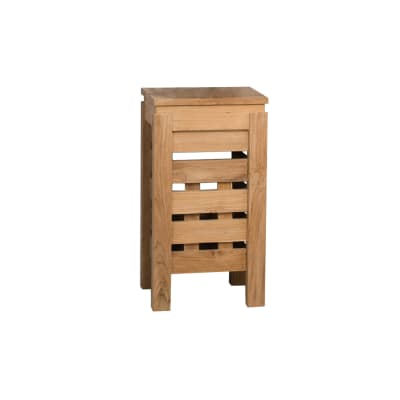 Meuble sous vasque salle de bain en teck l40cm