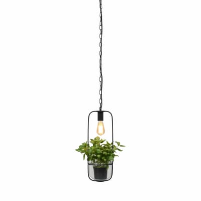 Suspension noire pour pot H52cm