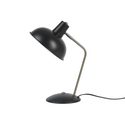 Lampe de table fer noir 37,5x19,5cm