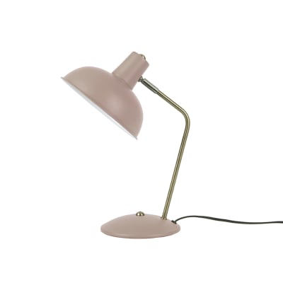 Lampe de table fer rose 37,5x19,5cm
