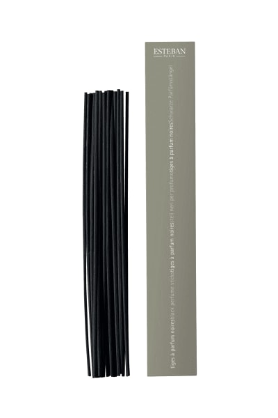 Tiges à parfum noires pour bouquet parfumé