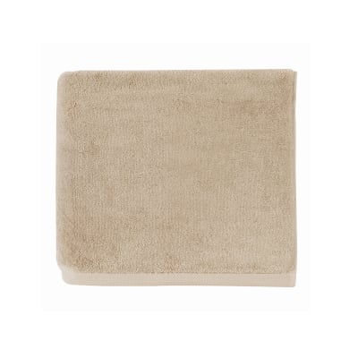 Serviette de bain en coton marron gazelle 40x60