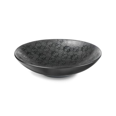 Coffret 6 assiettes salade et pâtes noires