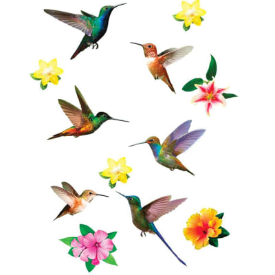 Stickers muraux colibris 20x70