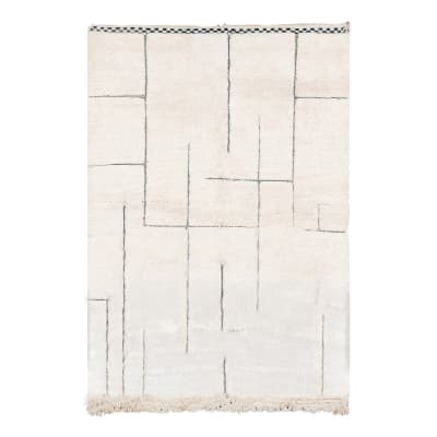 Tapis berbère authentique et design en laine 140 x 200 cm