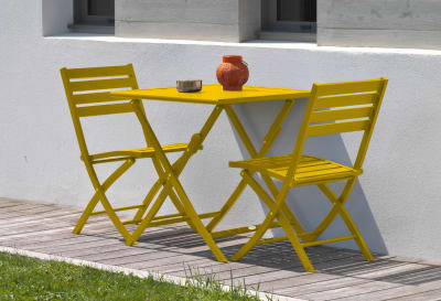 Chaise de jardin pliante en aluminium