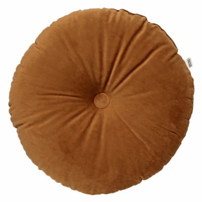 Coussin marron ø38 cm