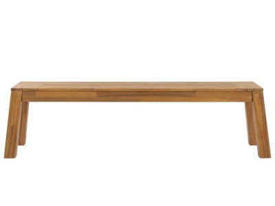 Banc d'extérieur 169 cm bois d'acacia marron