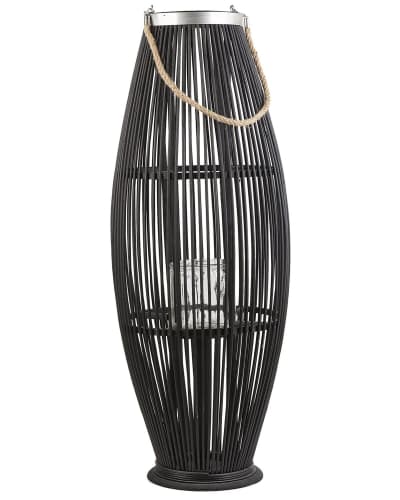 Lanterne 84 cm bambou noir