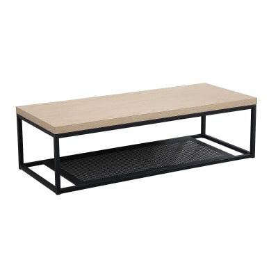 Plan de toilette suspendu  -ep. 3,8cm l120cm + structure métal