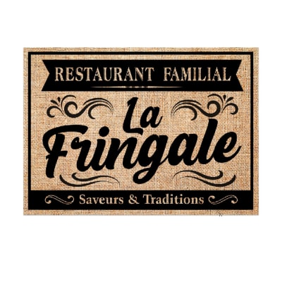 Set de table en toile de jute 42x29,5