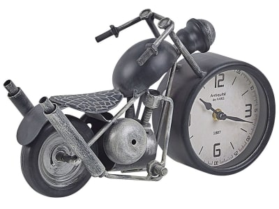 Horloge métal noir