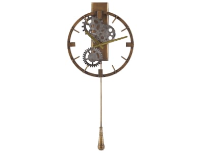 Horloge pendulaire 30 cm métal doré