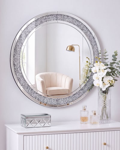 Miroir en verre argenté 70x70