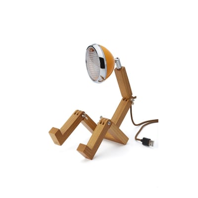 Lampe de table mini mr. Wattson en pvc orange mc laren