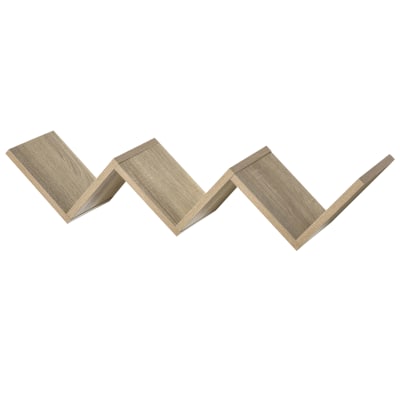 Etagères murale flottante design contemporain en v kit fixation inclus