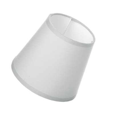 Petit abat-jour conique gris clair 13 cm