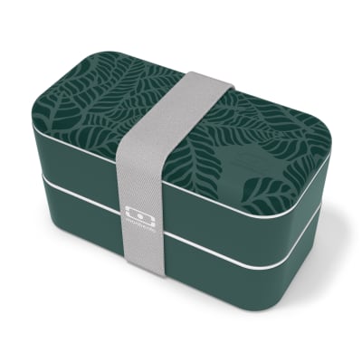 Lunch box 2 compartiments Made in France 1L en PBT Graphic Jungle