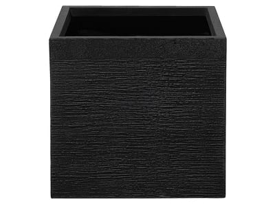 Cache-pot d'extérieur en céramique noir h38