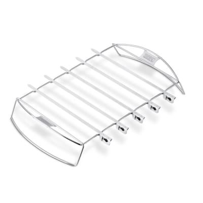 Jeu de 5 brochettes avec support en acier inoxydable