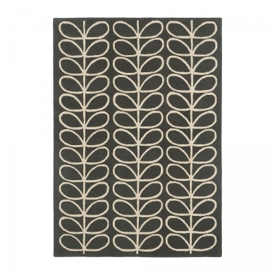 Tapis salle à manger 250x350 laine noir