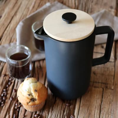 Cafetière à piston en porcelaine 1,3l