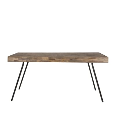 Table en bois marron