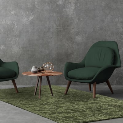 Tapis moderne vert 120x170 cm