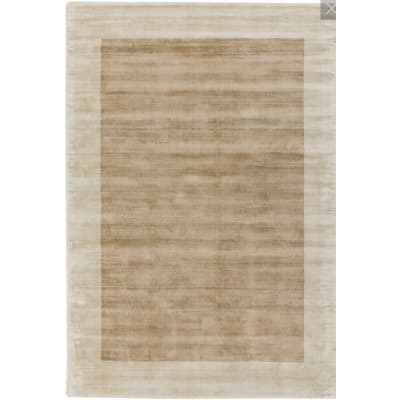 Tapis à bordures en Viscose Beige clair 120x170 cm